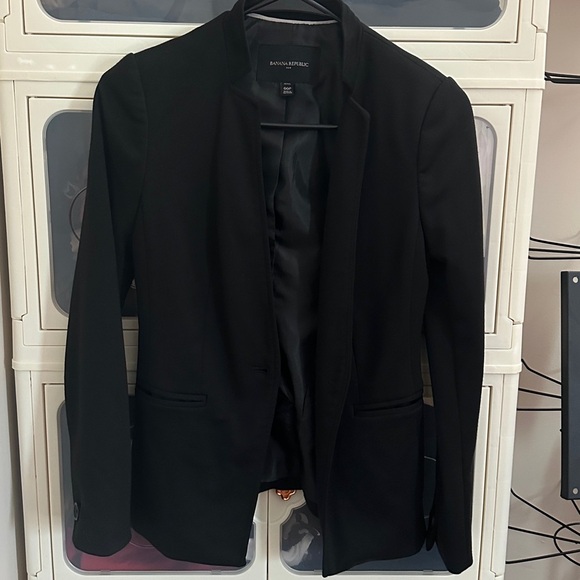 Banana Republic Charcoal Jacket black 00p - Picture 3 of 4